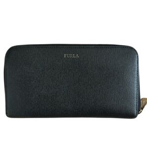 Furla Classic Black Zip Wallet